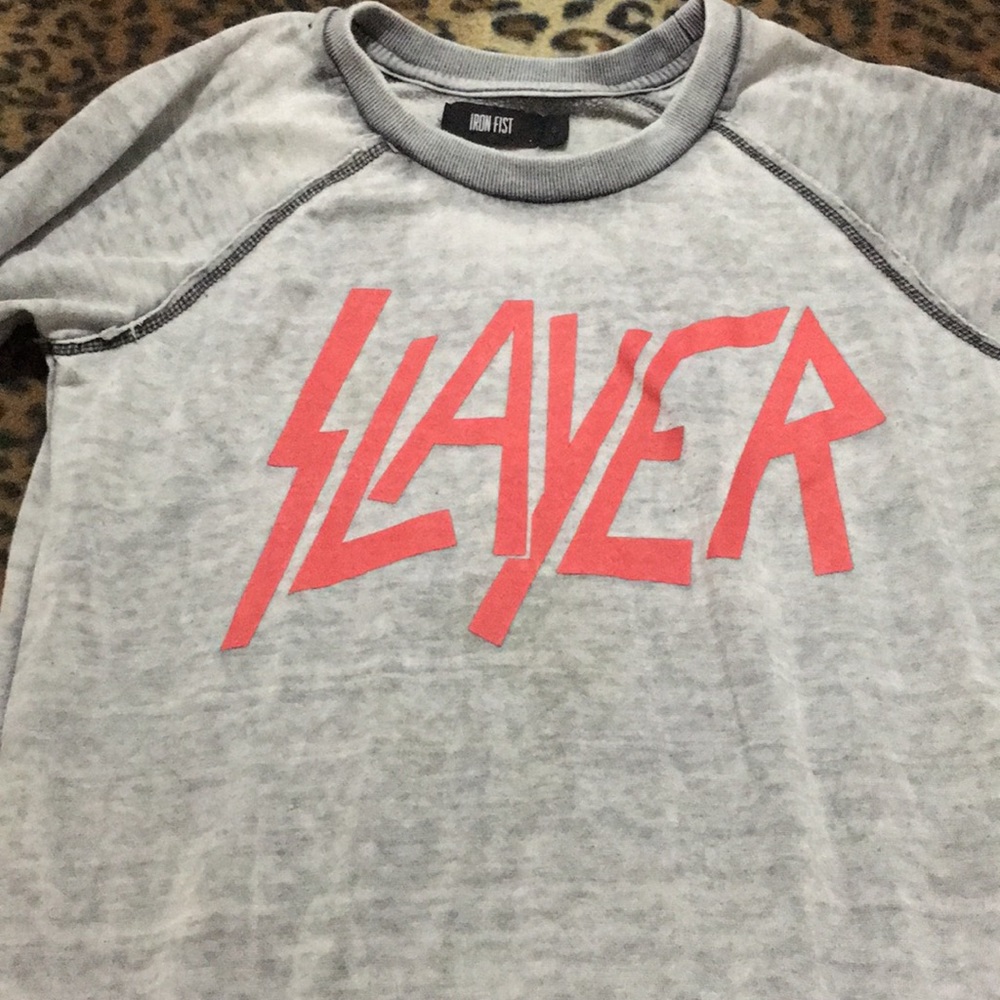 Dolls Kill Iron Fist size S Slayer sweatshirt